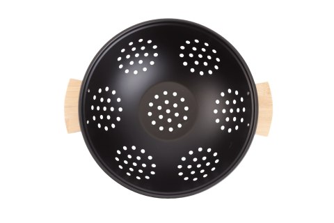 MODERN KITCHEN Durszlak 24xH10cm z bambusowymi rączkami MODERN KITCHEN Durszlak 24xH10cm z bambusowymi rączkami