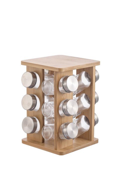 MODERN KITCHEN Zestaw 12 przyprawników 15x15x23,5cm na stojaku MODERN KITCHEN Zestaw 12 przyprawników 15x15x23,5cm na stojaku