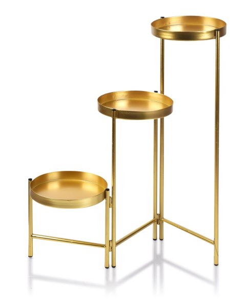 SWEN GOLD Kwietnik h60x19cm,h40x19cm,h19.5x19cm SWEN GOLD Kwietnik h60x19cm,h40x19cm,h19.5x19cm