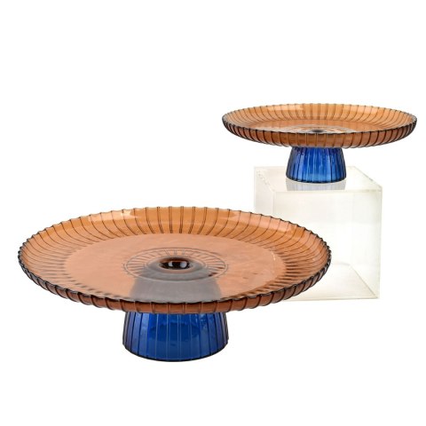 DAZ GLASS Patera 22x7cm brązowa