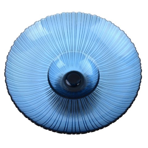 DAZ GLASS Patera na nodze 31cm niebieska