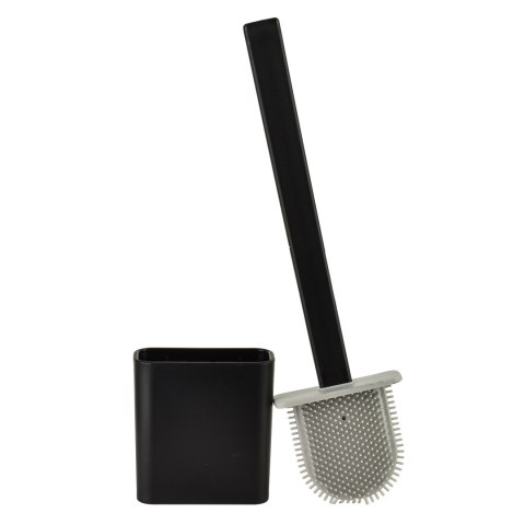 EDA SILICONE BLACK Szczotka WC czarna 10x4x36cm TPR