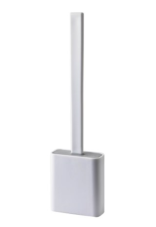 EDA SILICONE WHITE Szczotka WC biała 10x4x36cm TPR