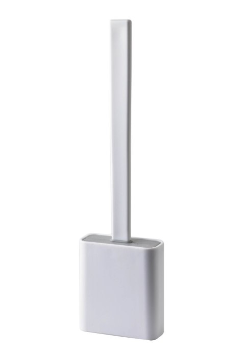 EDA SILICONE WHITE Szczotka WC biała 10x4x36cm TPR