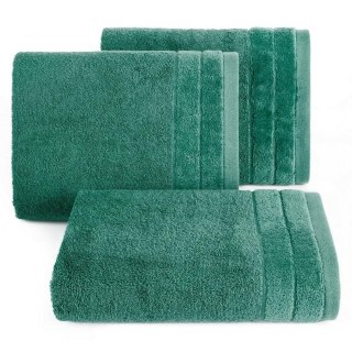 Ręcznik Damla 70x140 zielony ciemny 500g/m2 Eurofirany