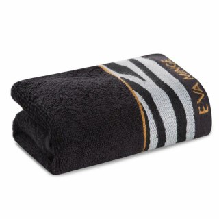Ręcznik Eva 22 30x50 czarny frotte bawełniany 500 g/m2 Eva Minge Eurofirany
