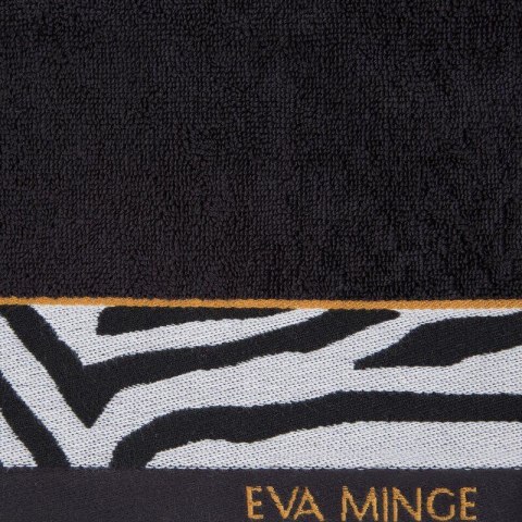 Ręcznik Eva 22 30x50 czarny frotte bawełniany 500 g/m2 Eva Minge Eurofirany Ręcznik Eva 22 30x50 czarny frotte bawełniany 500 g/m2 Eva Minge Eurofirany
