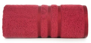 Ręcznik Madi 30x50 czerwony 500g/m2 frotte Eurofirany