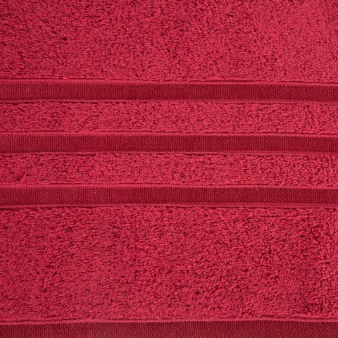 Ręcznik Madi 30x50 czerwony 500g/m2 frotte Eurofirany