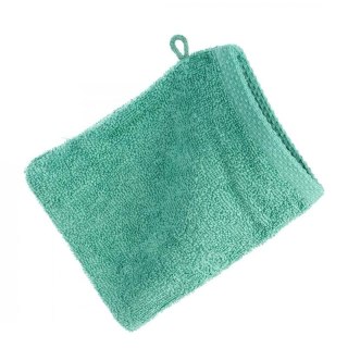 Rękawica myjka kąpielowa frotte bawełniana 400 g/m2 - miętowa ciemna - Mono