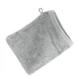 Rękawica myjka kąpielowa frotte bawełniana 400 g/m2 - srebrna - Mono