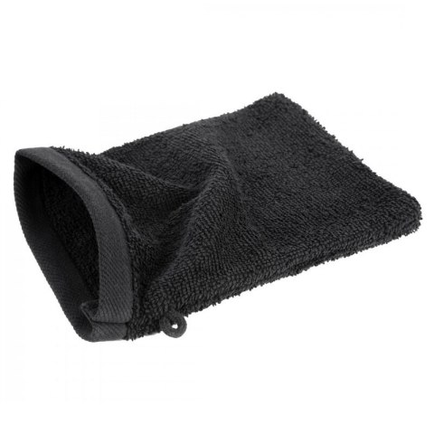Rękawica myjka kąpielowa frotte bawełniana 500 g/m2 - czarna - Mono Rękawica myjka kąpielowa frotte bawełniana 500 g/m2 - czarna - Mono