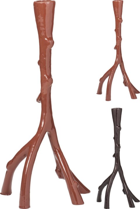 ŚWIECZNIK 31CM 2 RODZAJE KOLOR