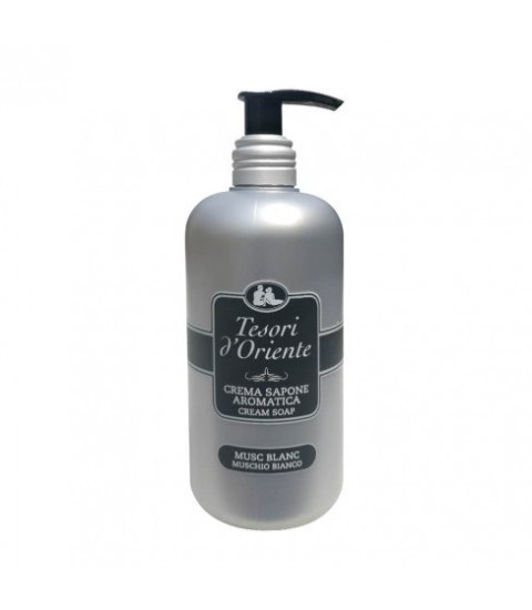 TESORI Mydło w pompce 300ml Białe Piżmo