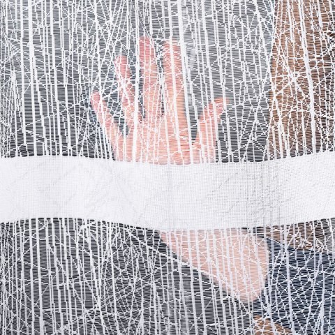 WIKTORIA Firanka żakardowa gotowa na prosto, szerokość 200 x wysokość 250cm, kolor 001 biały 018352/FBP/001/200250/1