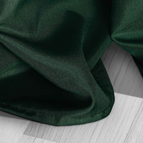 Zasłona gotowa 140x270 zielona butelkowa na taśmie Viva do salonu Zasłona gotowa 140x270 zielona butelkowa na taśmie Viva do salonu