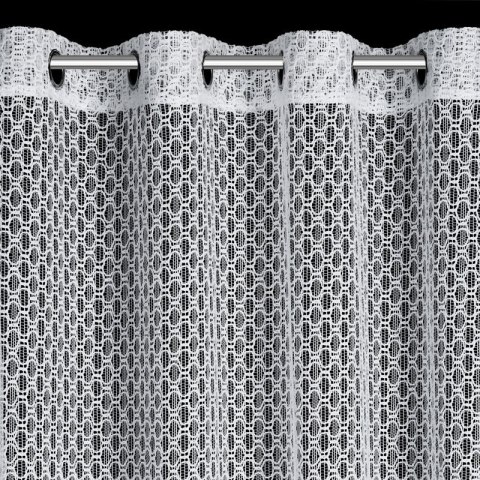 Firana 140x250 Iza biała gotowa na przelotkach Eurofirany