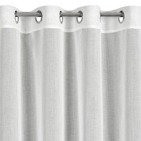 Firana gotowa Kiara 350x150 biała na przelotkach Eurofirany