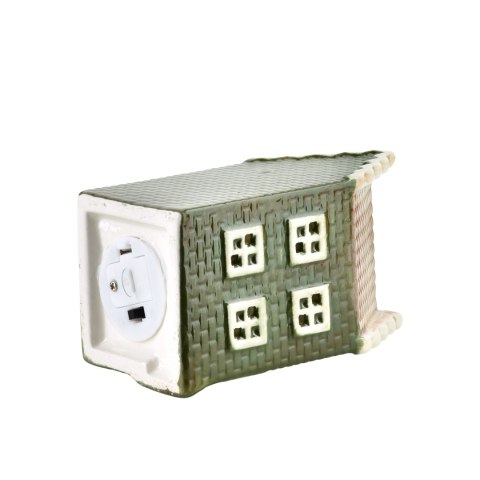 HYTTE Domek ceramiczny LED 5,6x5,2x11cm