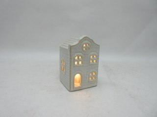 HYTTE Domek ceramiczny LED 5,7x5,7x8,7 cm
