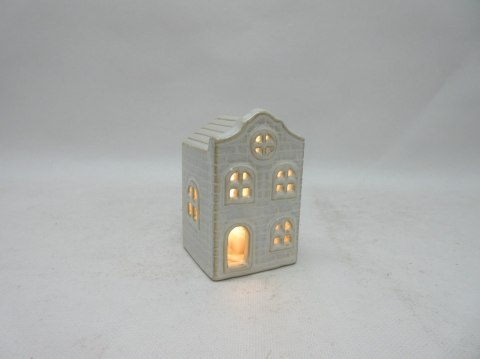 HYTTE Domek ceramiczny LED 5,7x5,7x8,7 cm