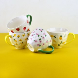 LIMONE Kubek 400ml 11x15x9 cm cytryna