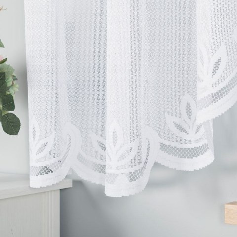 POLA Firanka żakardowa gotowa, szerokość 400 x wysokość 160cm, kolor 001 biały 019368/FBL/001/400160/1