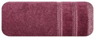 Ręcznik Glory 1 50x90 bordowy 500g/m2 frotte Eurofirany