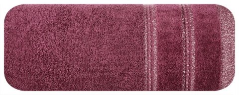 Ręcznik Glory 1 50x90 bordowy 500g/m2 frotte Eurofirany