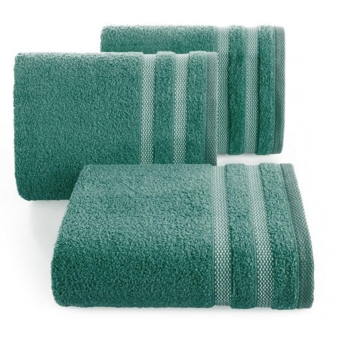 Ręcznik Riki 50x90 zielony ciemny 07 400g/m2 Eurofirany