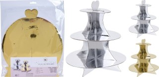 Etażerka 3-poziomy 32cm kartonowa