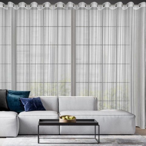 Firana 300x260 Anabel biała gotowa na przelotkach Eurofirany