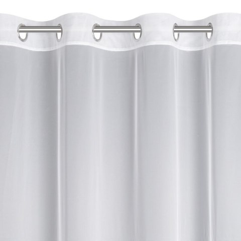 Firana 350x150 Natali biała gotowa na przelotkach Eurofirany