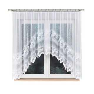 Firana żakardowa gotowa 310x160 biała Adelina