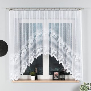 Firana żakardowa gotowa 310x160 biała Adelina