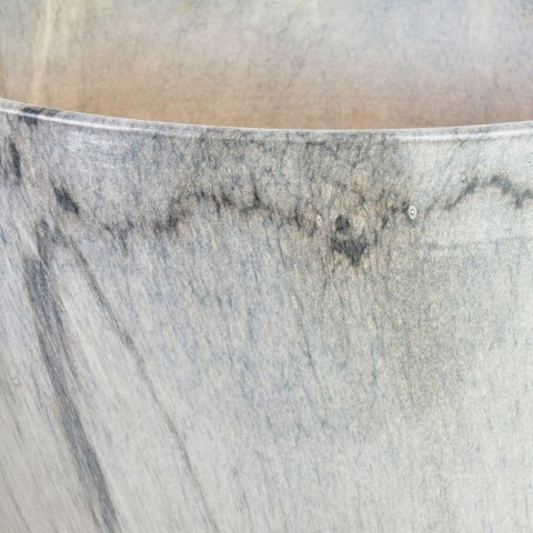 NEVA MARBLE Komplet 3 osłonek ceramicznych 25x25x21/20,5x20,5x18/16x16x15 cm