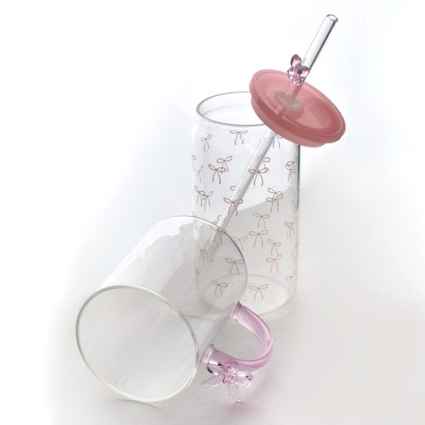 PETER RIBBON Kubek ze słomką 480ml7,5x7,5x15 cm