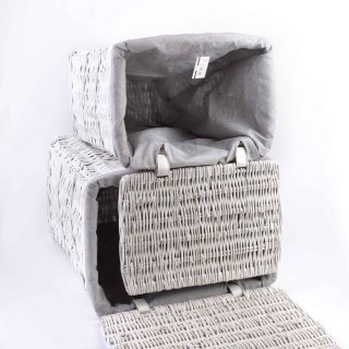 PINO Komplet 2 koszy na pranieL:38x28x47cm XL: 43x34x54CM