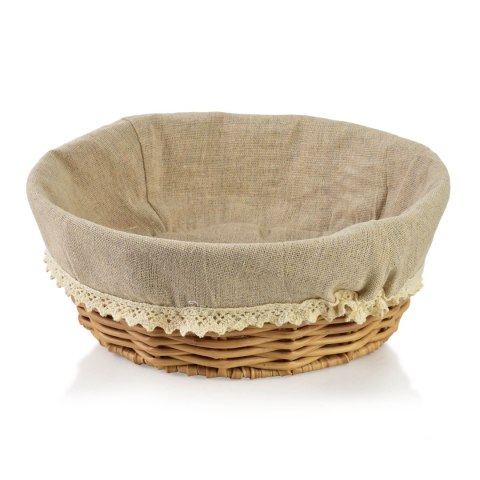 SINO Koszyk 23x23x9cm materiał koronka