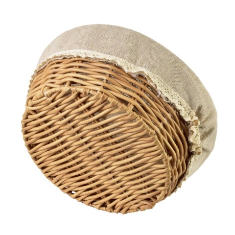SINO Koszyk 23x23x9cm materiał koronka