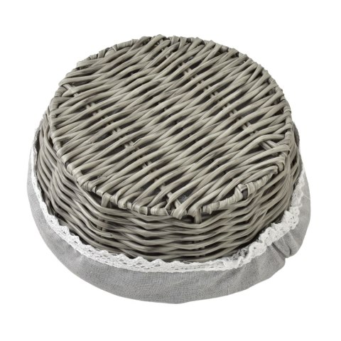 SINO Koszyk 23x23x9cm materiał koronka