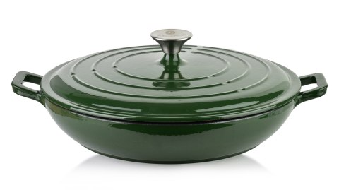 VERDELUXE Brytfanna, garnek niski żeliwo 31x31x6 cm 2,8L