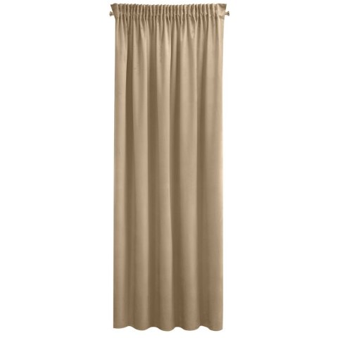 Zasłona 140x270 Sibel capucino welurowa gotowa na taśmie Pierre Cardin