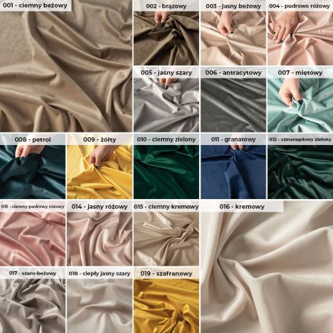 Zasłona gotowa na przelotkach 140x240 002 brązowa Velvi