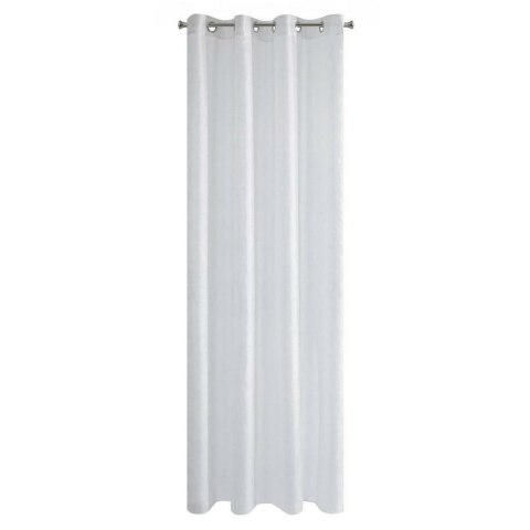 Zasłona gotowa na przelotkach 140x250 Arlona biała srebrna nitka