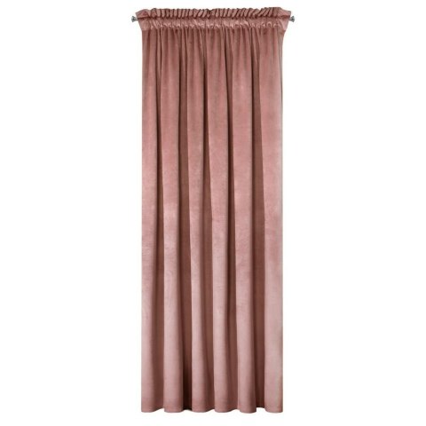 Zasłona gotowa na taśmie 140x270 Rosa różowa ciemna welurowa D91