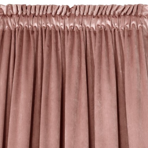 Zasłona gotowa na taśmie 140x270 Rosa różowa ciemna welurowa D91