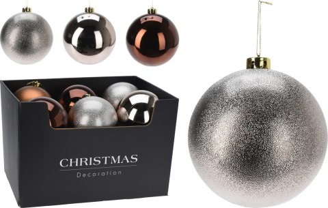 BOMBKA ŚWIĄTECZNA 14CM BURSZTYNOWA 3 RODZAJE BOMBKA ŚWIĄTECZNA 14CM BURSZTYNOWA 3 RODZAJE