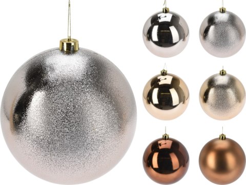 BOMBKA ŚWIĄTECZNA 18CM BURSZTYNOWA 4 RODZAJE