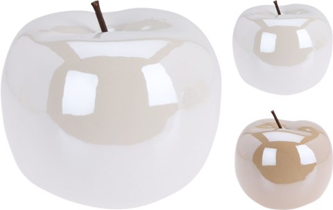 DEKORACJA JABŁKO 4CM 2 RODZAJE CLR